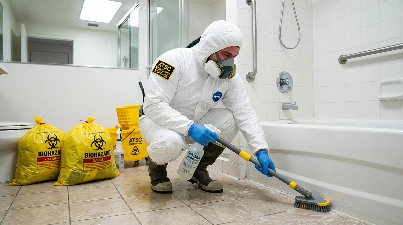 Decontamination equipment deployed for Blood Cleanup in Anderson Mill